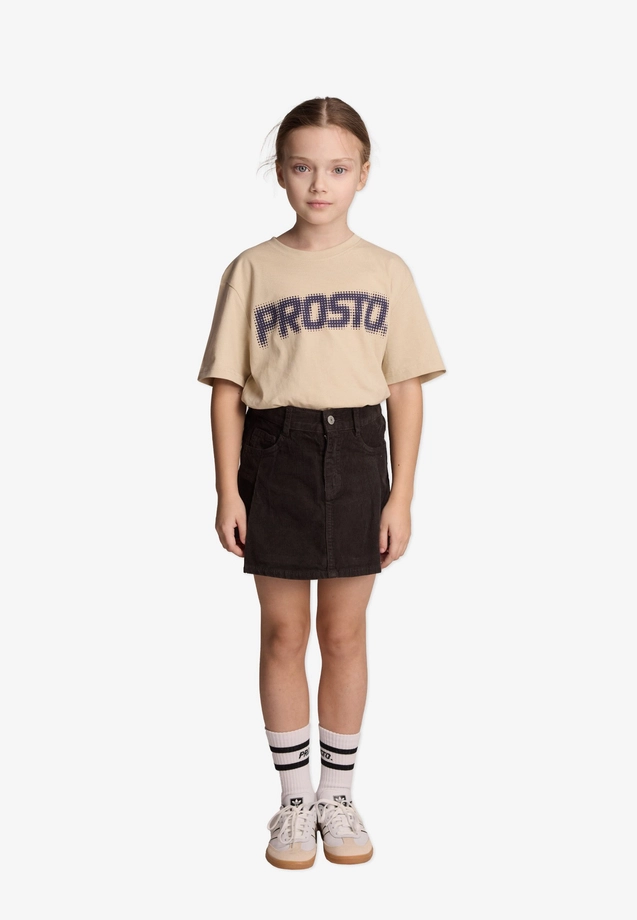 Koszulka t-shirt dziecięcy Prosto Kids Głośno beżowa