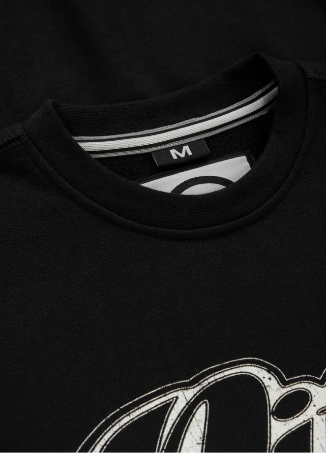 Bluza męska bez kaptura Pitbull Black Brand czarna