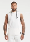 Koszulka męska tank top z kapturem Pit Bull Pitbull Mercado Hilltop biała