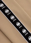 Bluza męska z kapturem Pitbull Pit Bull Tape Nugget beżowa