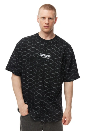 Koszulka męska t-shirt Mass Dnm Biarritz czarna