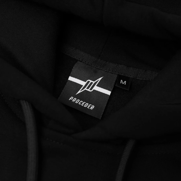 Bluza męska z kapturem Chada Proceder Ferment czarna