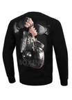 Bluza męska bez kaptura Pitbull Pit Bull Boxing FD black