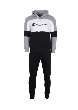 Komplet dresowy Champion Full Zip Suit czarno/biało/szare