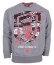 Bluza bez kaptura Street Autonomy Fuck grey