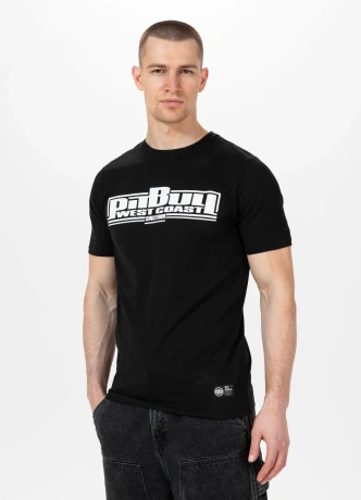 Koszulka męska T-Shirt Pit Bull Pitbull Classic Boxing Slim Fit czarna