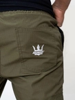 Spodnie męskie Materiałowe Jogger Bojówki Jigga Wear Crown Ripstop Cargo khaki zielone