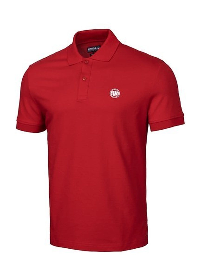 Koszulka Polo Pit Bull Regular Logo red