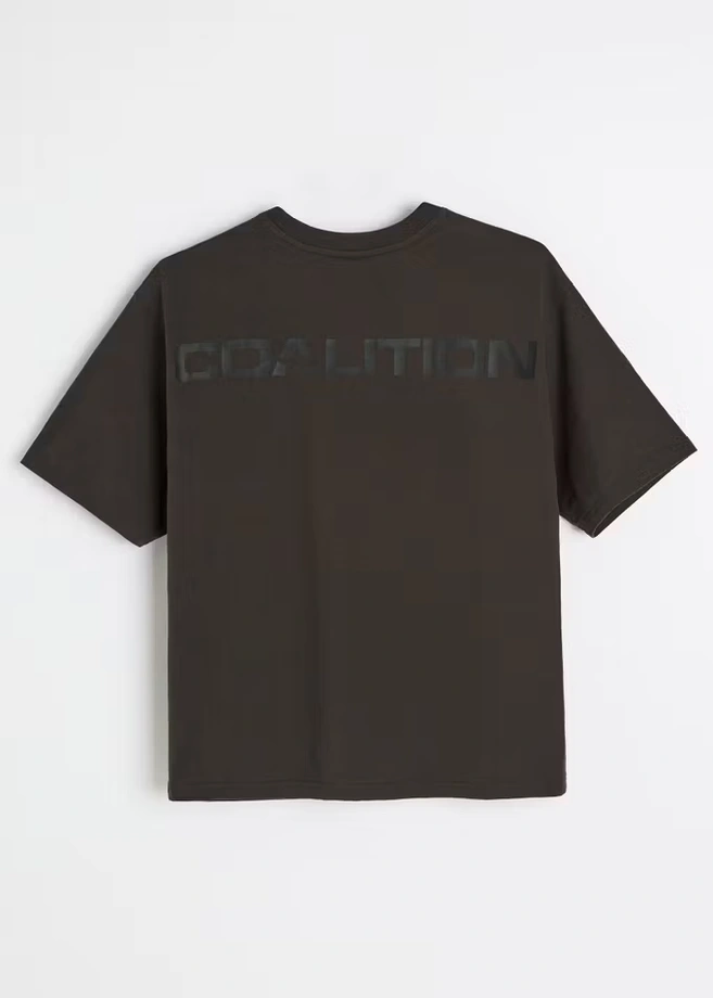 Koszulka męska t-shirt Coalition CLTN T Back grafitowa