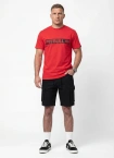 Koszulka męska T-Shirt Pitbull Hilltop fluo czerwona
