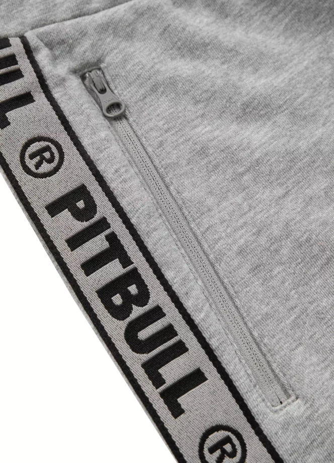 Spodnie dresowe męskie Pitbull West Coast Meridian Pit Bull szare