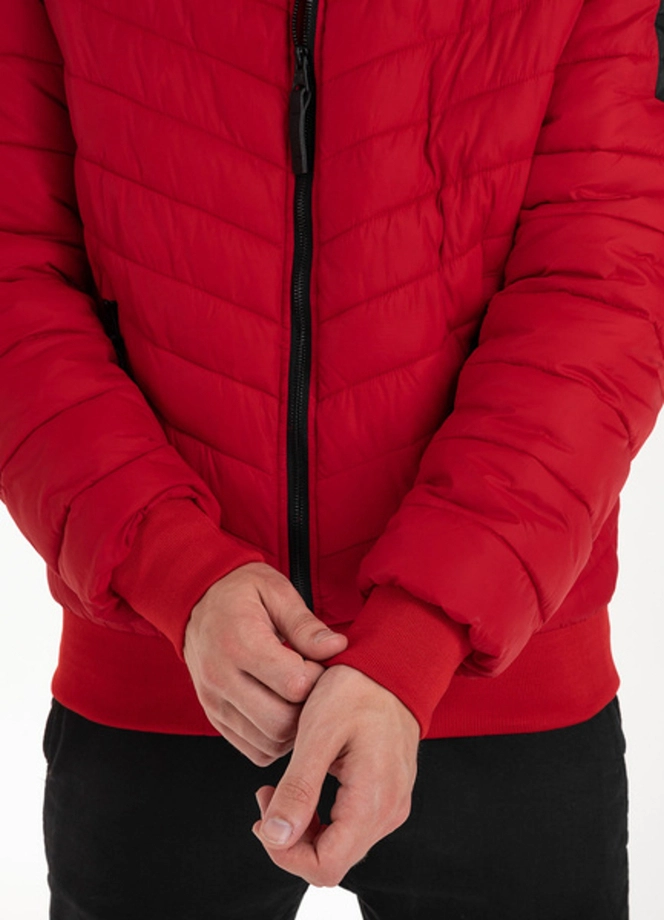 Kurtka przejsciowa Pit Bull Vickers Jacket red/black