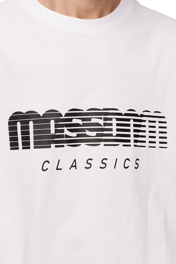 Koszulka męska t-shirt Mass Dnm Classic Fast biała