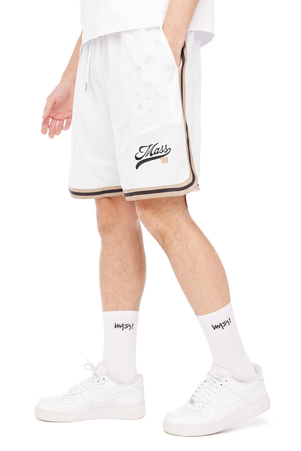 Spodenki męskie Szorty Mass Denim Draft Mesh Sport Shorts białe