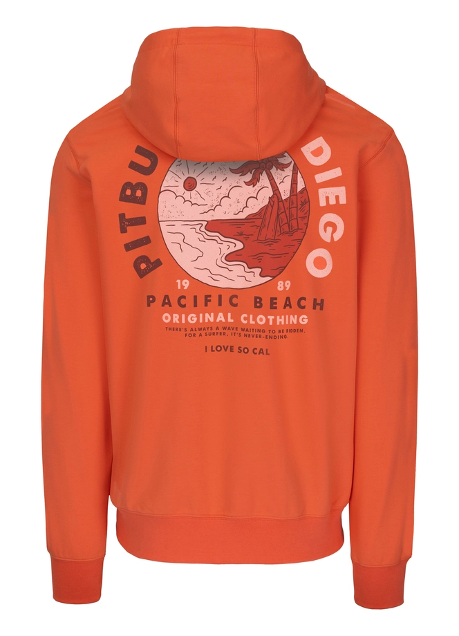 Komplet męski Pitbull Pit Bull Planet Surf/Nugget łososiowy pomarańczowy