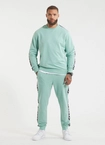 Spodnie męskie dresowe Pitbull Pit Bull Tape Nugget miętowy zielony