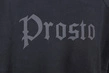 Bluza męska oversize Prosto Klasyk Goth crewneck sprany czarny