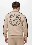 Bluza męska rozpinana Pit Bull San Diego CA jasno beżowa