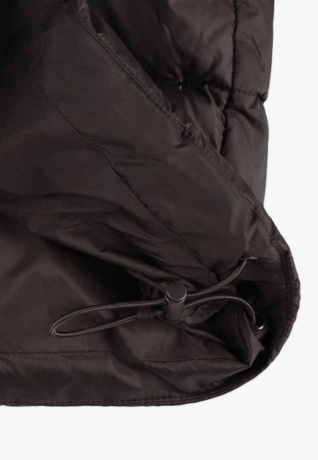 Kurtka zimowa męska Prosto Puffer 404 ciemno brązowa