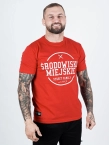 Koszulka męska t-shirt Środowisko Miejskie Theme czerwona