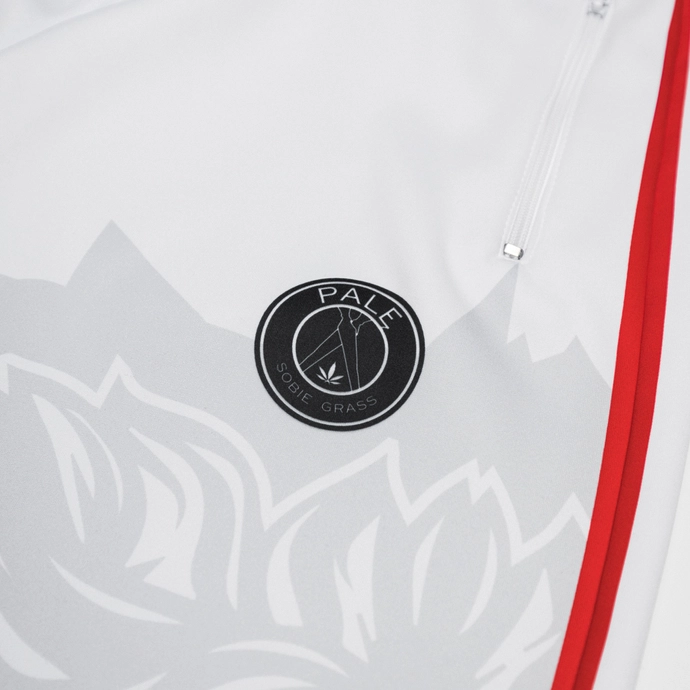 Spodnie męskie dresowe Dudek P56 Palę Sobie Grass Lion Football białe