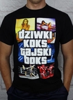 Koszulka męska T-shirt Public Enemy Dziwki Koks Tajski Boks czarna