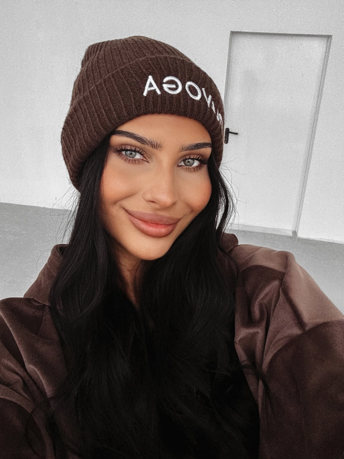 Czapka zimowa Unisex Olavoga Fiolito brązowa