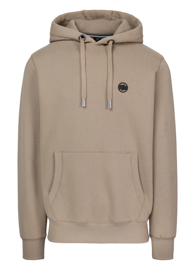 Bluza męska z kapturem Pit Bull Small Logo 25 beżowa