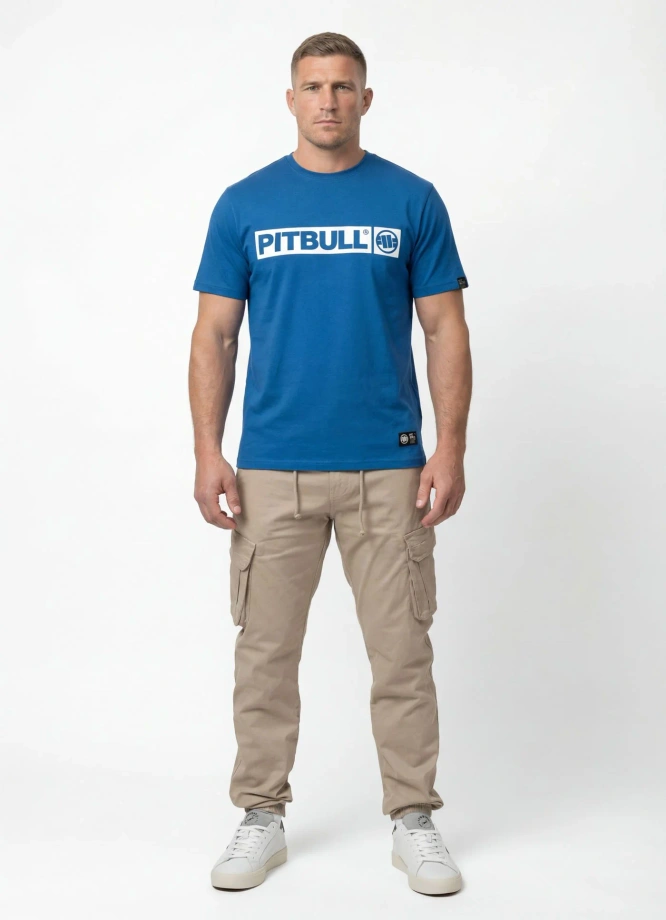 Koszulka męska T-Shirt Pitbull Hilltop niebieska