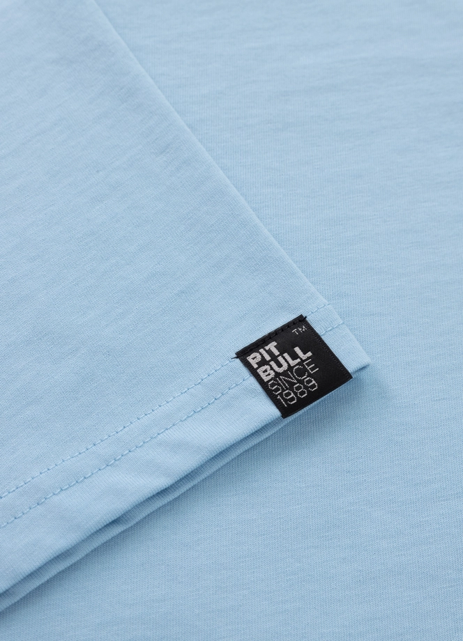 Koszulka męska T-Shirt Pit Bull Pitbull Small Logo 25 jasno niebieska
