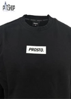 Bluza męska oversize Prosto Box crewneck czarna