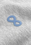 Bluza męska rozpinana z kapturem Prosto Infinity szara