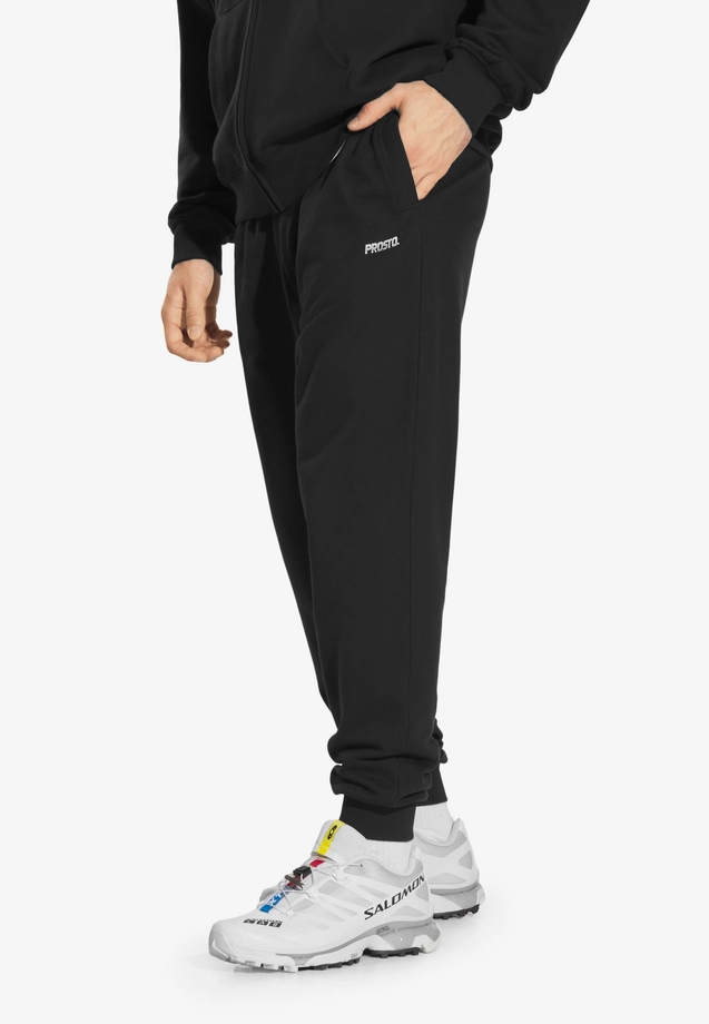 Spodnie dresowe męskie Prosto Old Logo czarne