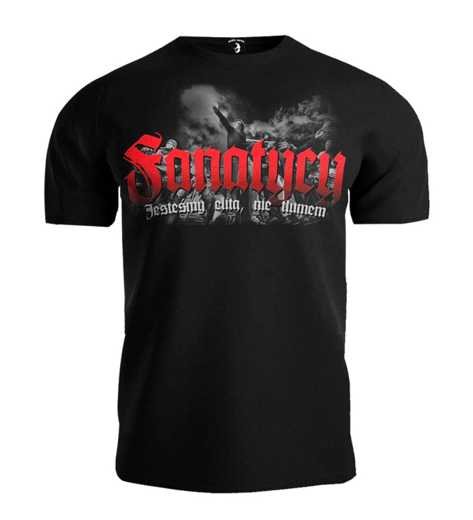 Koszulka męska T-shirt Public Enemy Fanatycy Jesteśmy Elitą czarna
