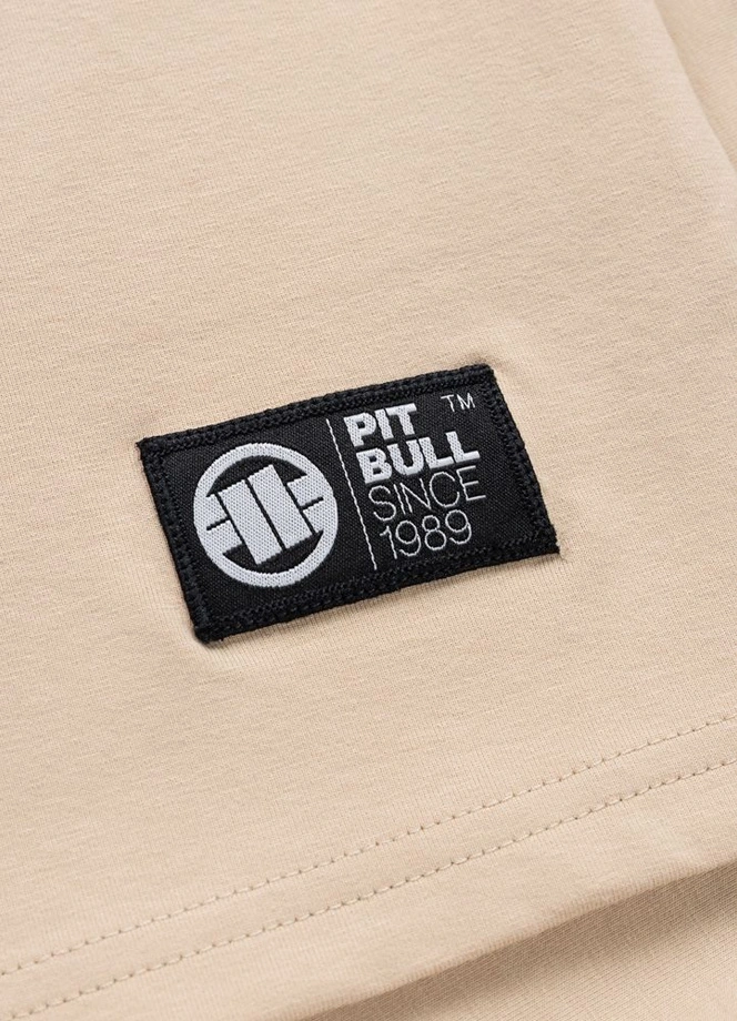 Koszulka męska tank top z kapturem Pit Bull Pitbull Mercado Hilltop beżowa