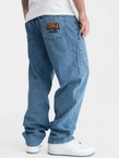 Spodnie męskie Jeans Baggy Jigga Wear Outline niebieskie