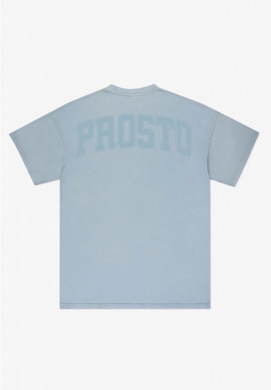 Koszulka męska t-shirt oversize Prosto Zont jasno niebieska