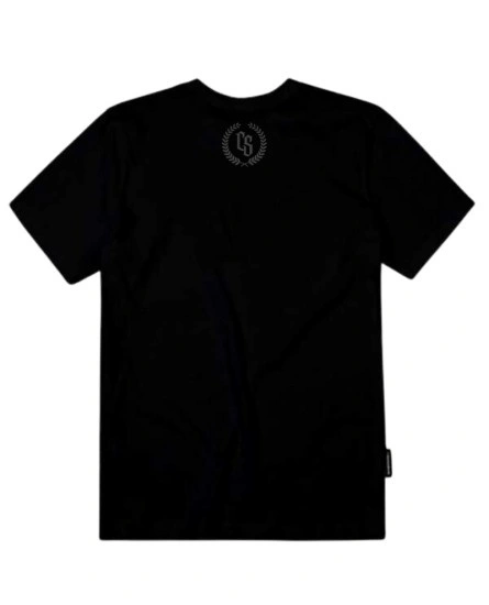 Koszulka męska T-shirt Ciemna Strefa Laur czarna/szara