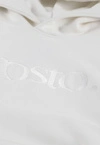 Bluza męska z kapturem oversize Prosto Mizo kremowa