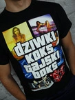 Koszulka męska T-shirt Public Enemy Dziwki Koks Tajski Boks czarna