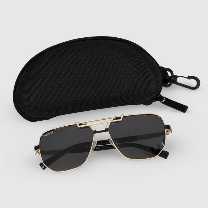 Okulary przeciwsłoneczne Chada Proceder Aviator 124-1 czarne