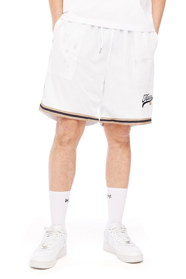 Spodenki męskie Szorty Mass Denim Draft Mesh Sport Shorts białe