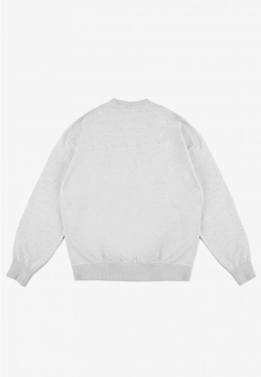 Bluza męska oversize Prosto Box crewneck szara