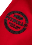 Bluza męska z kapturem Pitbull Pit Bull Sherwood czerwona