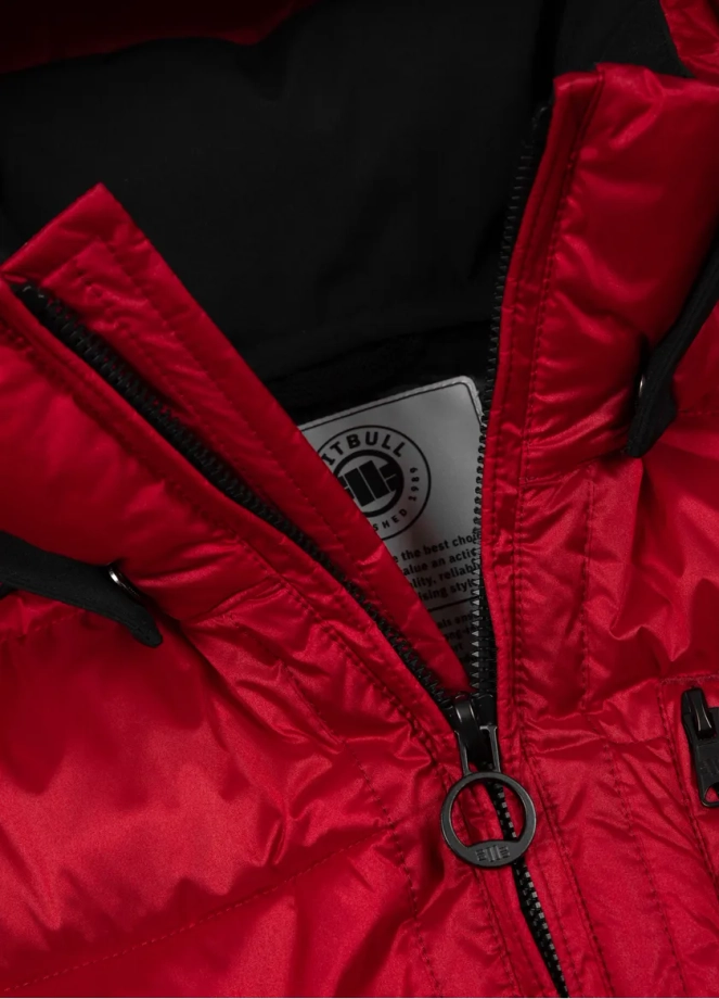 Kurtka zimowa męska Pit Bull Barles Ribstop czerwony