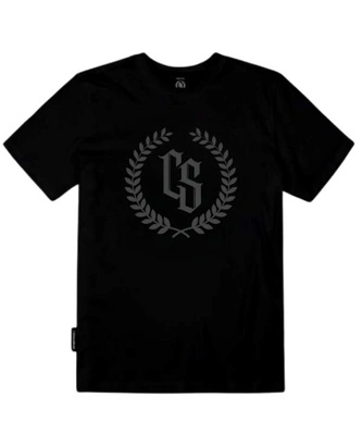 Koszulka męska T-shirt Ciemna Strefa Laur czarna/szara