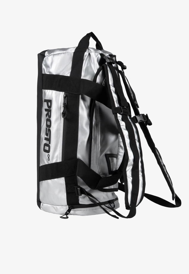 Torba sportowa Prosto Vault Silver srebrna