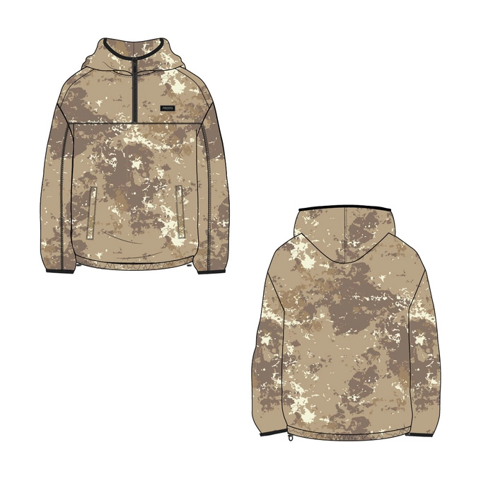 Bluza męska z kapturem Prosto Klasyk Woodry hoodie polar camo