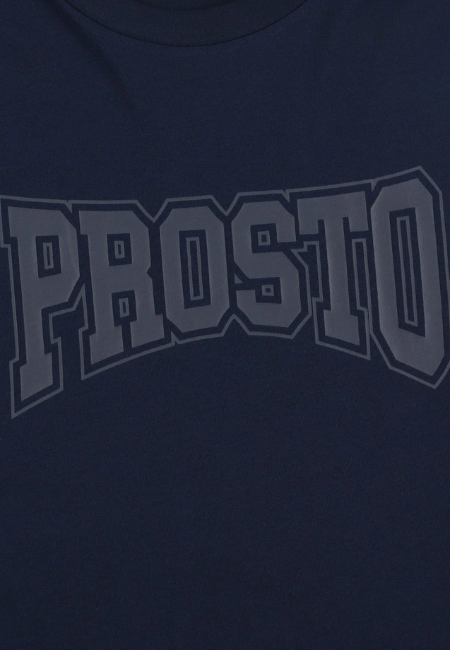 Koszulka męska t-shirt Prosto Collage granatowa