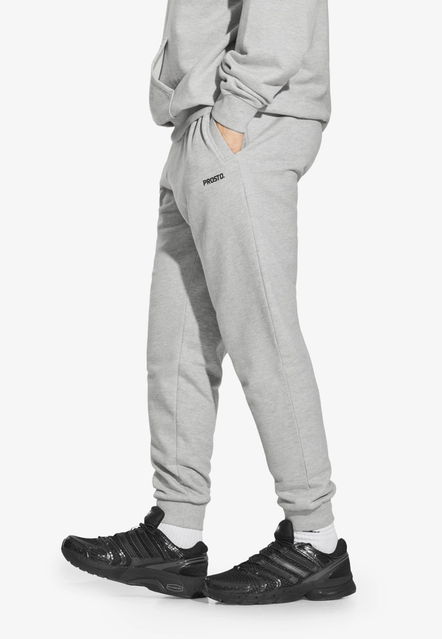 Spodnie dresowe męskie Prosto Old Logo szare